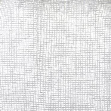 Nahaufnahme von der Bonboniere Säckchen Chic in Weiß, 8 x 10 cm.