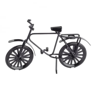 Kleines Deko Metall Fahrrad in Schwarz, 95 mm, für Geldgeschenke