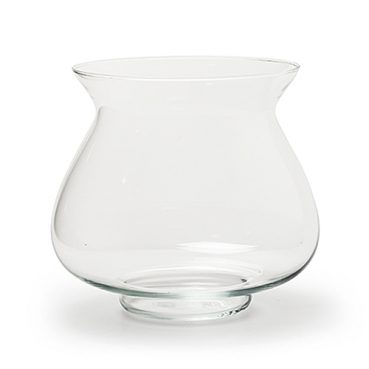 Großes Glas Windlicht, Dekoglas Bali, klar, 20 cm