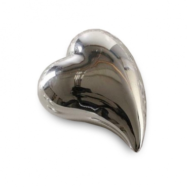 Deko Herzen in Silber