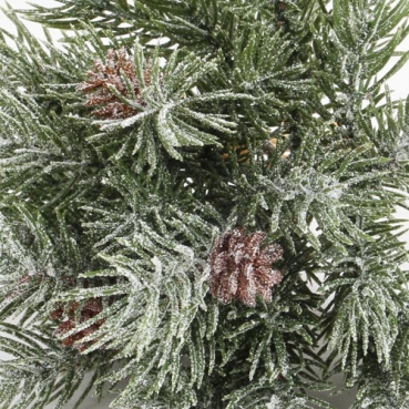 Deko Tannenzweig Bündel mit Kunstschnee und Glitzer, 29 cm Deko Tannenzweig Bündel mit Kunstschnee und Glitzer, 29 cm.