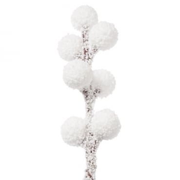 4 kleine Deko Schneeballzweige, 90 mm 4 kleine Deko Schneeballzweige, 90 mm.