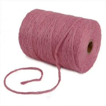 150 Meter Sizo®Jute Schnur in Altrosa, 3 mm