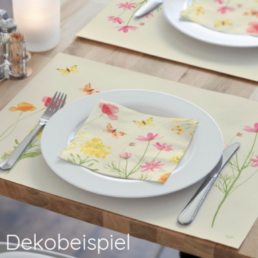 Duni Dunicel Tischsets Poppy Field, 30 x 40 cm Dekobeispiel - Duni Poppy Field