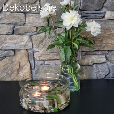 Große Glas Vase, Windlicht, Dekoglas, ECO -Funny Z-, klar, 25 cm Dekobeispiel für die Glas Vase, Windlicht, Dekoglas, ECO -Funny Z-, klar, 25 cm.