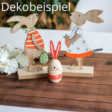 4,9 Meter Airlaid Papier Tischläufer Holzoptik in Braun, 40 cm Dekobeispiel Papier Tischläufer Holzoptik in Braun