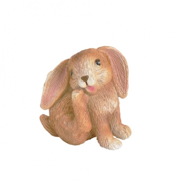 Dekofigur, Gastgeschenk Ostern, Niedlicher Hase, Nr. 1, 47 mm