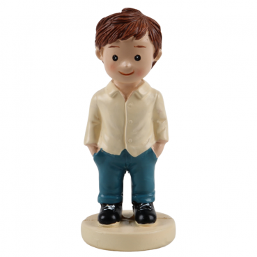 Dekofigur, Tortenfigur Junge, modern I, 85 mm