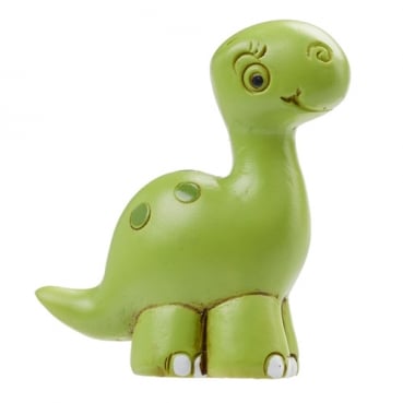 Miniatur Dekofigur Dinosaurier, Brontosaurus in Grün, 35 mm, für Geldgeschenke