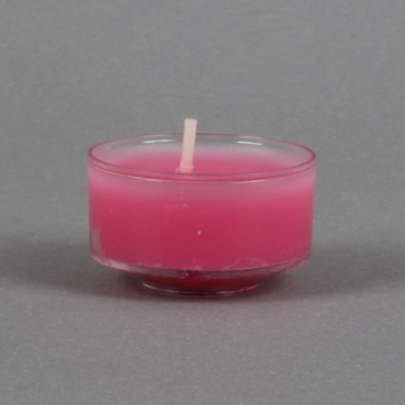 Refill System Starter Set, 17 Duftteelichter Wildkirsche, 5 x mit Hülle, 12 x Wachsrohlinge, 6 h Brenndauer.