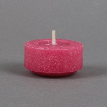 18 Wachsrohlinge, Duftteelichter Wildkirsche für Refill System Hüllen, 6 h Brenndauer.