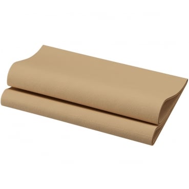 60er Pack Duni Bio Dunisoft Servietten, 40 x 40 cm in Natural Brown