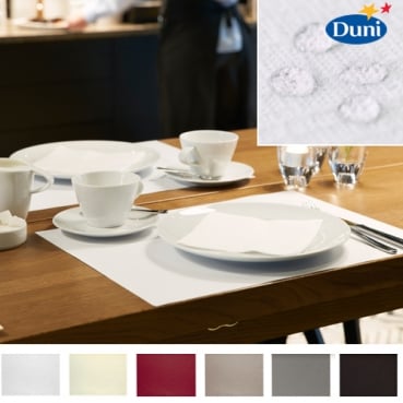 70 Duni Evolin wasserabweisende Tischsets in 6 Farben, 30 x 43,5 cm
