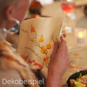 Duni Papier Tischsets Fall Beauty, 30 x 40 cm Dekobeispiel - Duni Fall Beauty