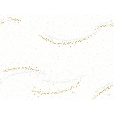 Duni Dunicel Tischsets Golden Stardust White, 30 x 40 cm