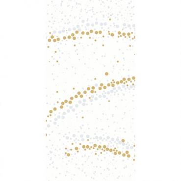 Duni Dunisoft Servietten Golden Stardust White, ⅛ Falz, 40 cm