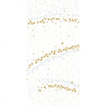Duni Dunisoft Servietten Golden Stardust White, ⅛ Falz, 40 cm