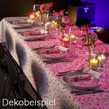 Duni Kerzenhalter Ouri in Fuchsia, spülmaschinengeeignet, 81 mm Dekobeispiel für den Duni Kerzenhalter Ouri.