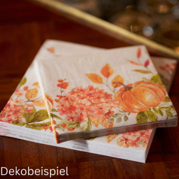 Duni Zelltuch Servietten Spicy Pumpkin, 40 x 40 cm Duni Herbstserie Spicy Pumpkin.