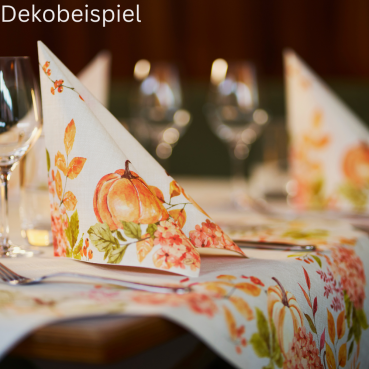 Bio Dunicel® Mitteldecken Spicy Pumpkin Duni Herbstserie Spicy Pumpkin.