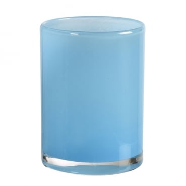 Duni Kerzenhalter Silky in Mint Blue, spülmaschinengeeignet, 11,5 cm