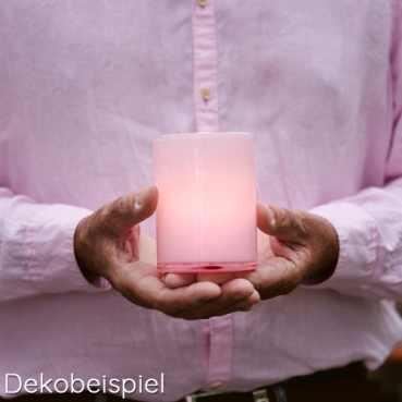 Duni Kerzenhalter Silky in Pink, spülmaschinengeeignet, 11,5 cm Dekobeispiel für den Duni Kerzenhalter Silky.