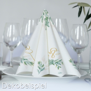 24 Meter Rolle Duni Dunicel Tischläufer Love Hearts Duni Hochzeitsserie Love Hearts.