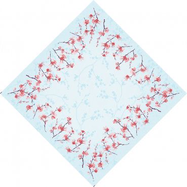 Duni Bio Dunicel® Mitteldecken Cherry Breeze Blue