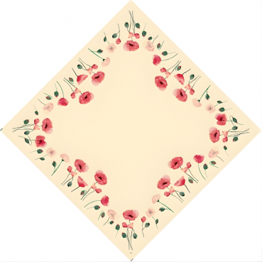 Duni Bio Dunicel® Mitteldecken Poppy Charm