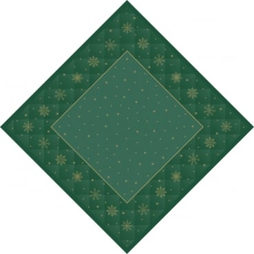 Bio Dunicel® Mitteldecken Rhombus Green