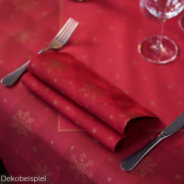 Bio Dunicel® Tischsets Rhombus Bordeaux, 30 x 40 cm Dekobeispiel - Duni Weihnachtsserie Rhombus Bordeaux.