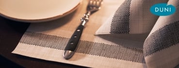 Duni Serie Rigato Black.