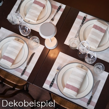 Bio Dunicel® Tischsets Rigato Bordeaux, 30 x 40 cm Duni Serie Rigato Bordeaux.