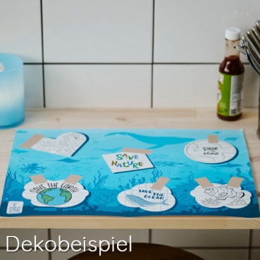 Duni Papier Tischsets Save The Ocean, 30 x 40 cm Duni Papier Tischsets Save The Ocean, 30 x 40 cm.