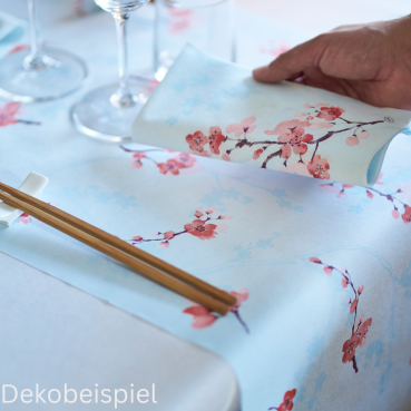 Duni Frühlingsserie Cherry Breeze Blue.