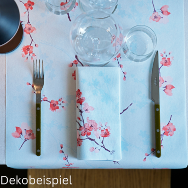 Duni Frühlingsserie Cherry Breeze Blue.