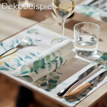 Duni Dunicel Tischsets Spire, 30 x 40 cm Duni Serie Spire mit Eukalyptusmotiv.