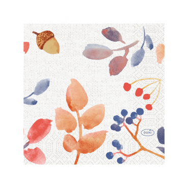 Duni Zelltuch Cocktail-Servietten Autumn Gradient, 24 x 24 cm