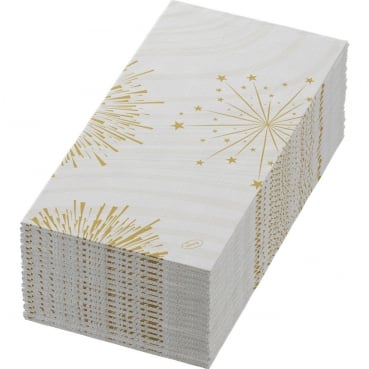 Bio Dunisoft® Servietten Sparkly White, ⅛ Buchfalz, 40 x 40 cm Bio Dunisoft® Servietten Sparkly White, ⅛ Buchfalz, 40 x 40 cm.