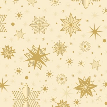 Duni Bio Dunisoft Servietten Stargazing Cream, 40 x 40 cm
