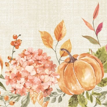 Duni Zelltuch Servietten Spicy Pumpkin, 33 x 33 cm