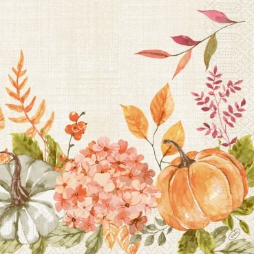 Duni Zelltuch Servietten Spicy Pumpkin, 40 x 40 cm