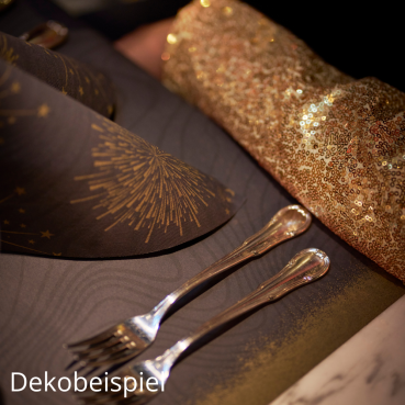 Duni Silvesterserie Sparkly Black.