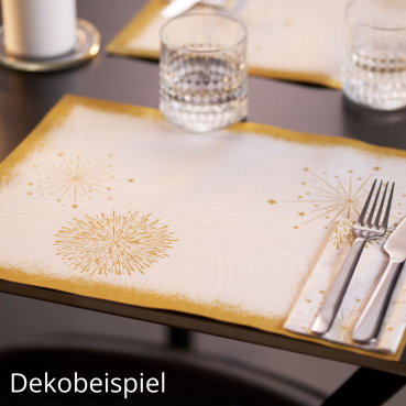 Duni Bio Dunicel® Tischsets Sparkly White, 30 x 40 cm.