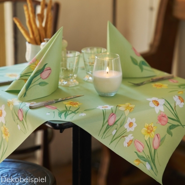 Duni Bio Dunicel® Tischsets Spring Melody, 30 x 40 cm Duni Frühlingsserie Spring Melody.