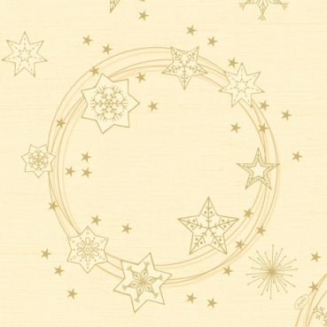 Duni Dunilin Servietten Star Shine Cream, 40 x 40 cm