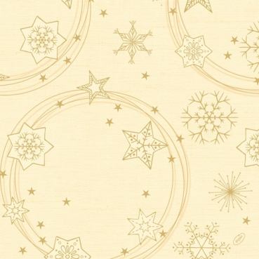 Duni Klassik Servietten Star Shine Cream, 40 x 40 cm