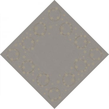 Duni Dunicel Mitteldecken Star Shine Granite Grey