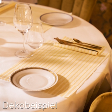 Duni Papier Tischsets Tessuto Cream, 30 x 40 cm Duni Serie Tessuto Cream.