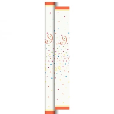 40 Meter Duni Tischdeckenrolle Confetti für Bierzeltgarnitur, 90 cm